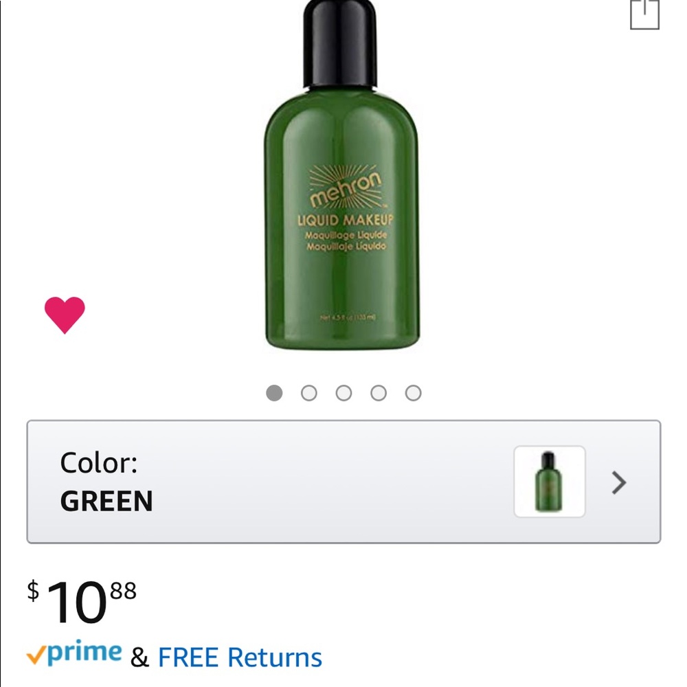 Gamora wig plus green paint